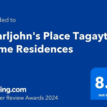 Pearljohn'S Place Tagaytay Prime Residences Tagaytay City Εξωτερικό φωτογραφία